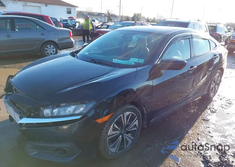 2017 Honda Civic Ex-L from USA, damaged, VIN 19XFC1F78HE017241